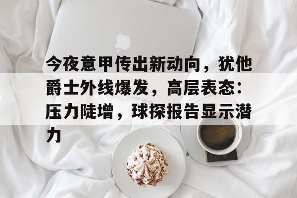 开云体育官网-今夜意甲传出新动向，犹他爵士外线爆发，高层表态：压力陡增，球探报告显示潜力的简单介绍